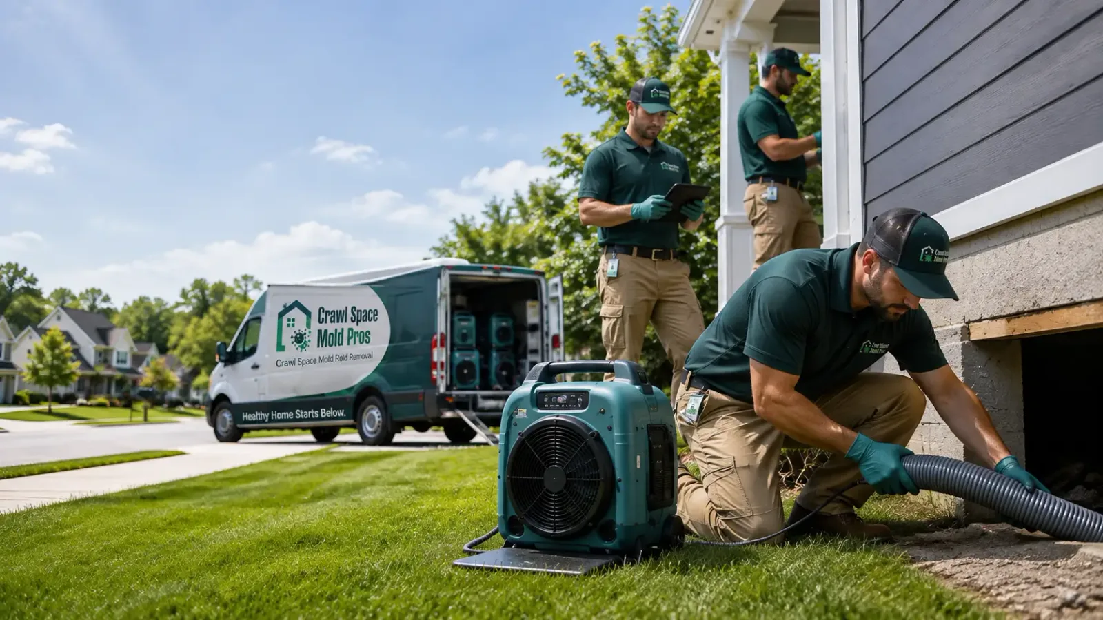 Crawl Space Mold Removal in Valhermoso Springs, AL